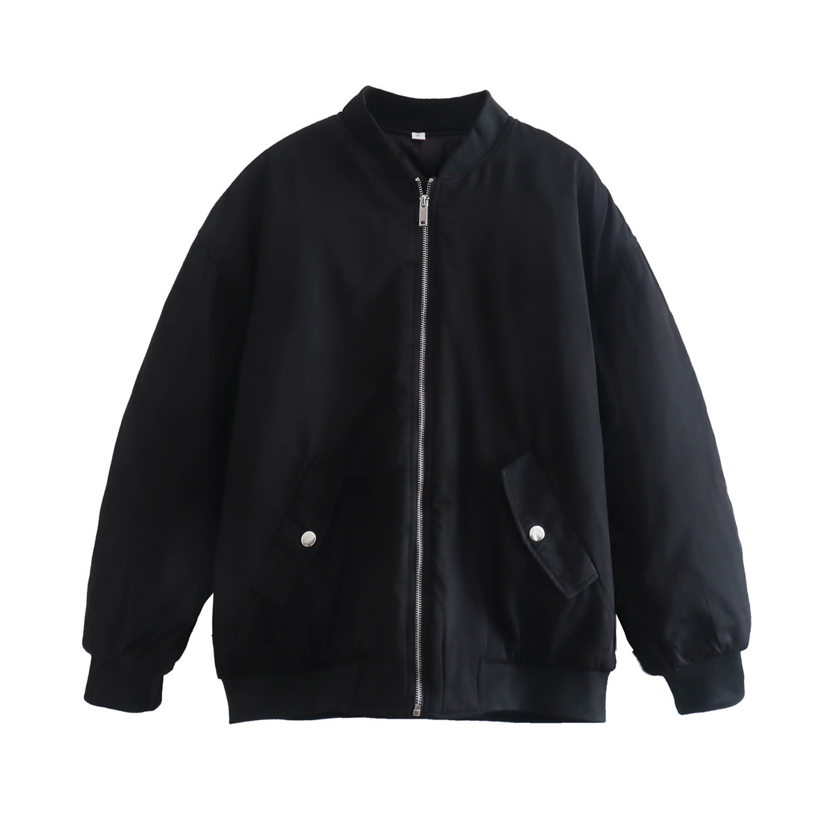 Trendy oversized bomberjakke til kvinder med quiltet polstring