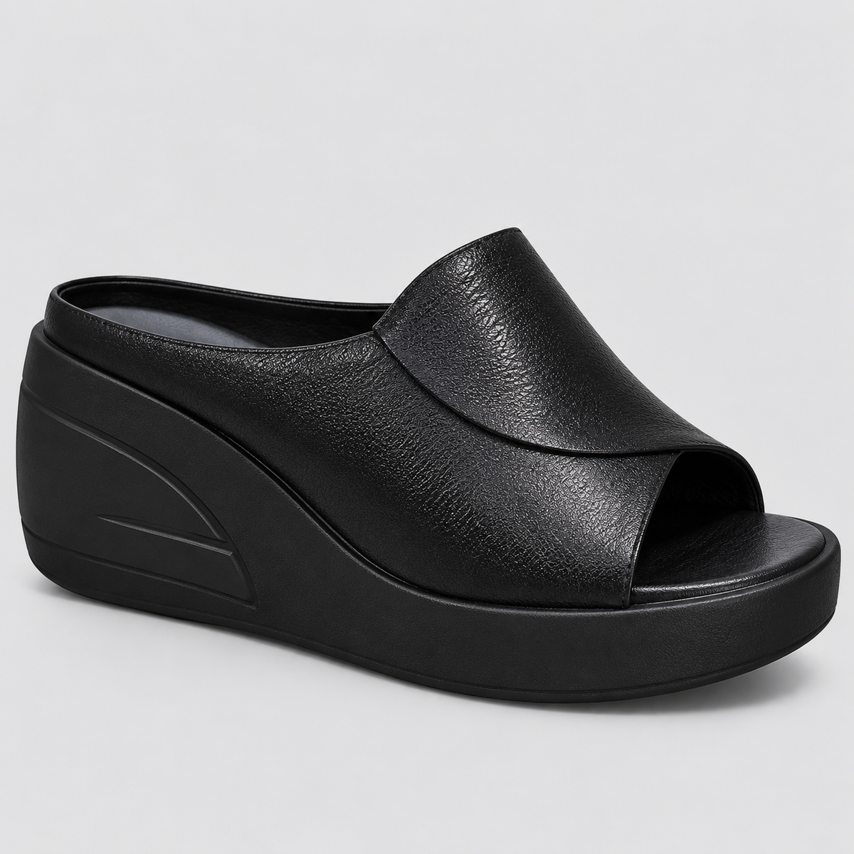 Wedge Mules til Damer - Bred Forfodsrem og Åben Tå