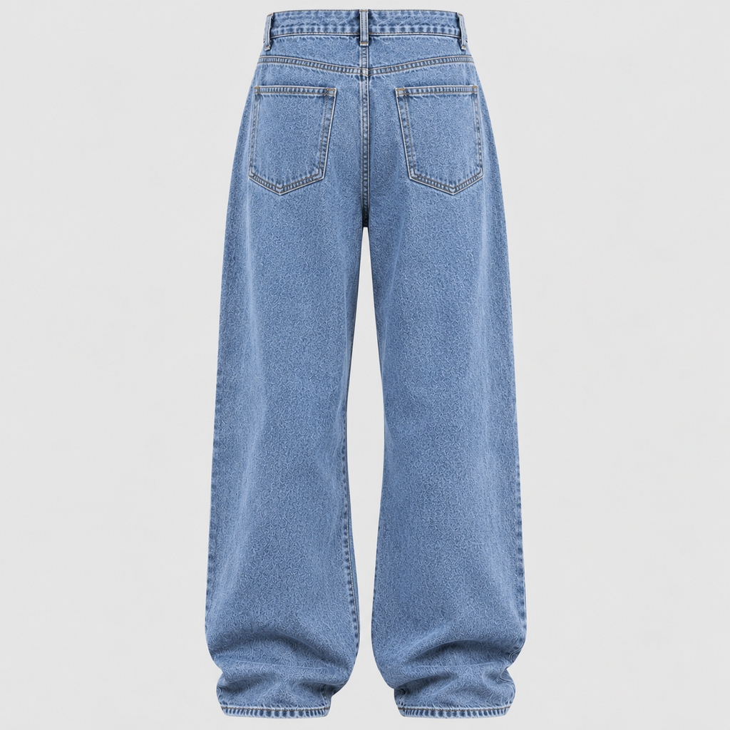 Jeans med Vide Ben til Damer - Høj Talje, Afslappet Pasform