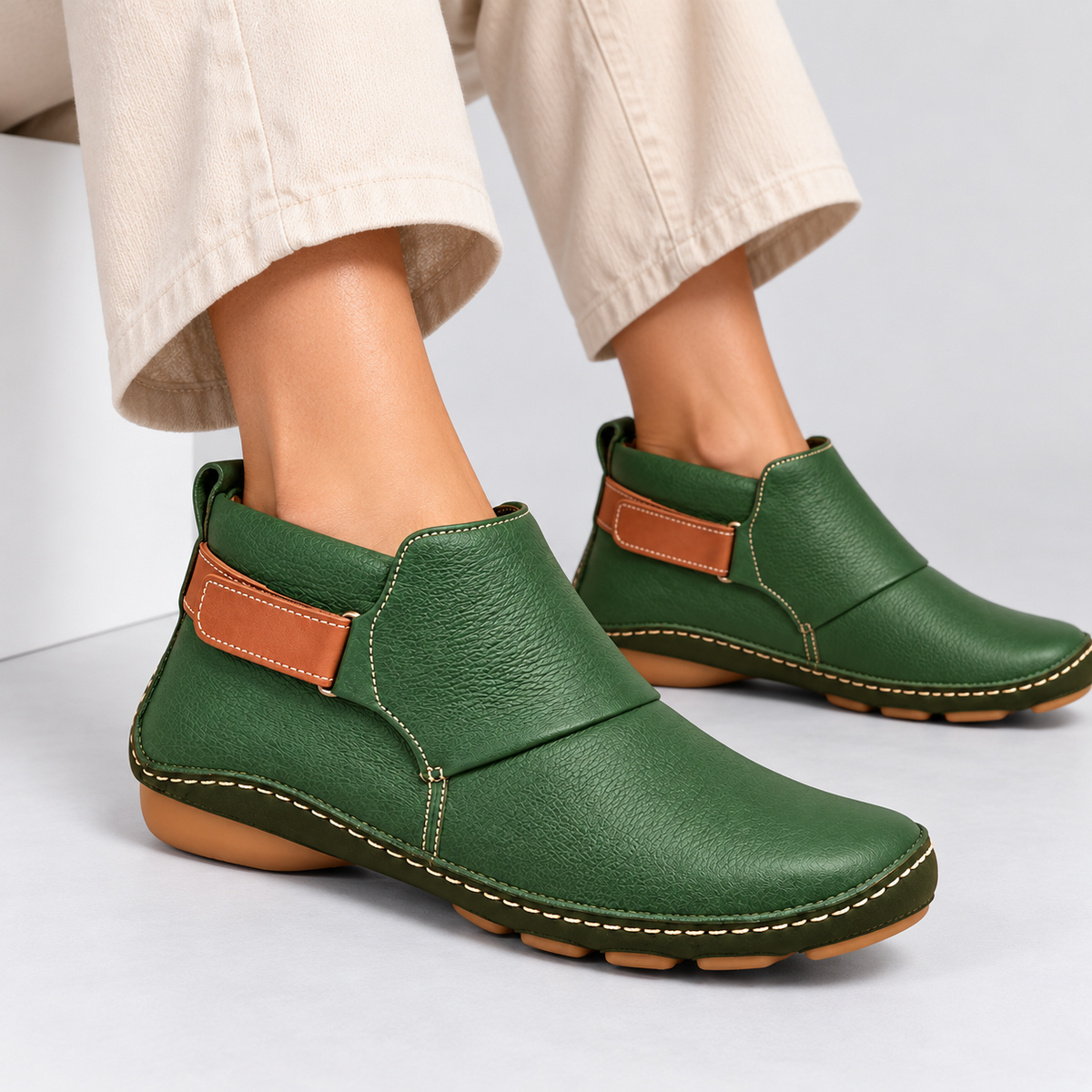 Vandtætte Ankelstøvler til Damer - Slip-On med Elastisk Panel