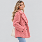 Teddy Fleece Jakke – Dobbeltradet Vinterfrakke