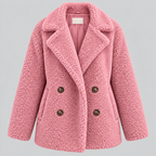Teddy Fleece Jakke – Dobbeltradet Vinterfrakke