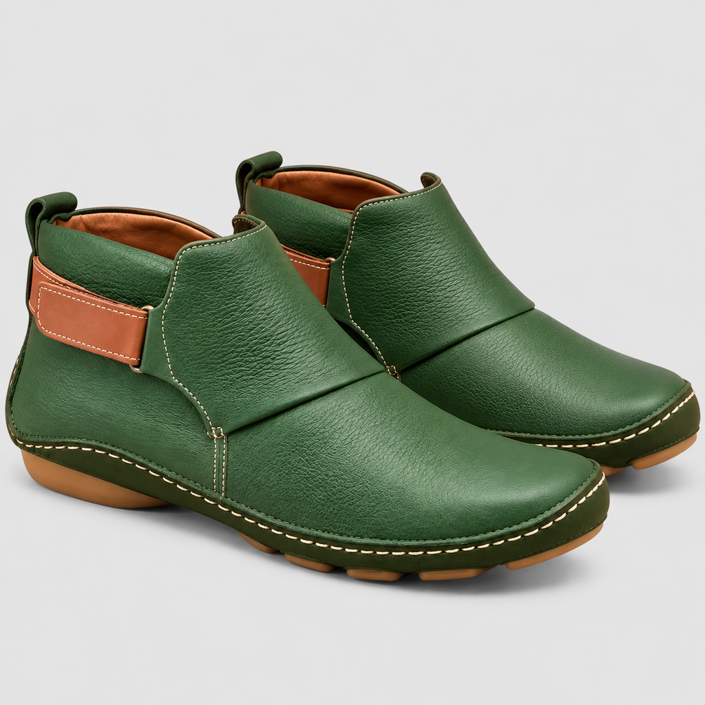 Vandtætte Ankelstøvler til Damer - Slip-On med Elastisk Panel