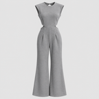 Formstøbt Jumpsuit til Damer - Ærmeløs med Drapering ved Taljen