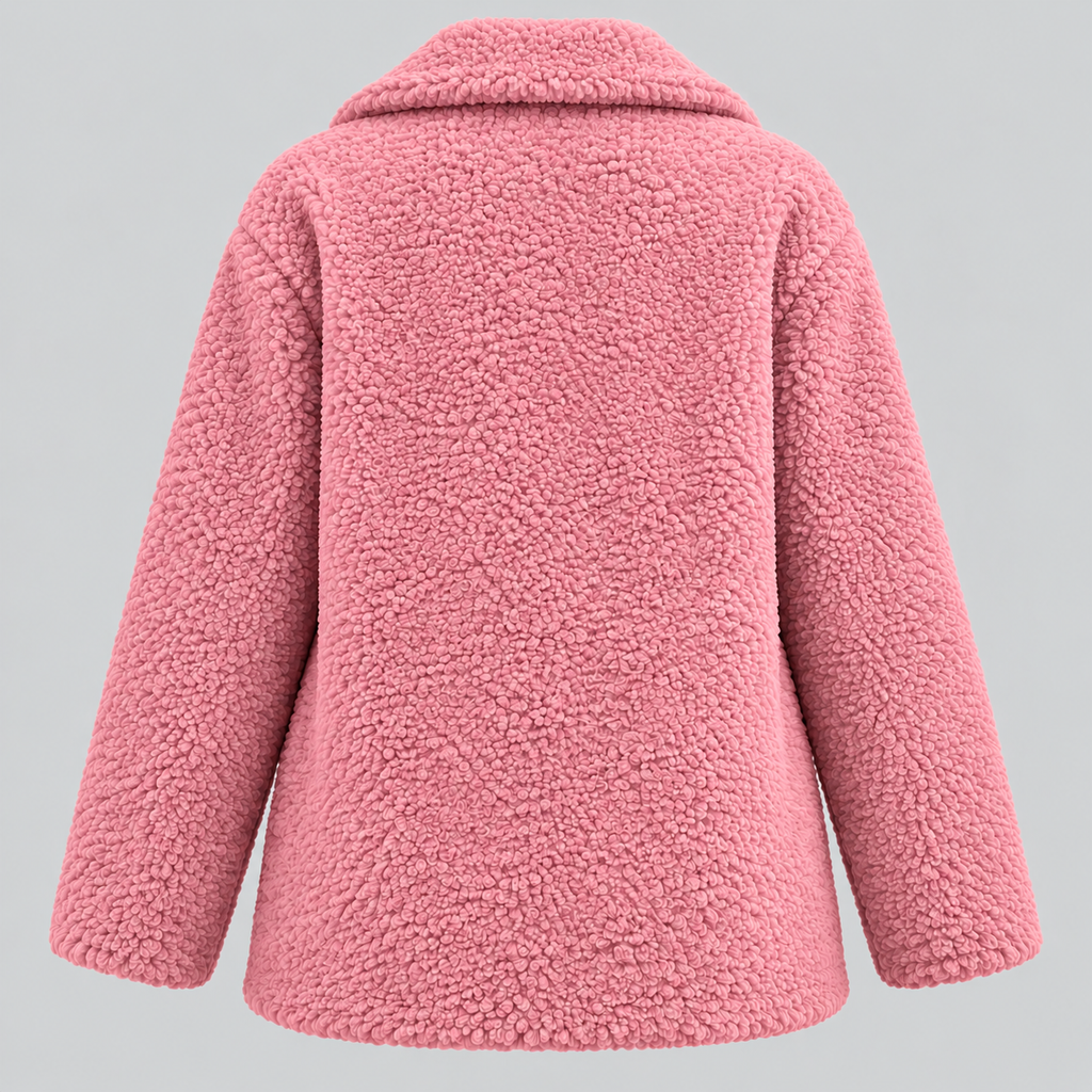 Teddy Fleece Jakke – Dobbeltradet Vinterfrakke