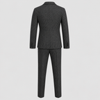 Herre Slim Fit Todelt Jakkesæt – Notch Revers Enkeltknap