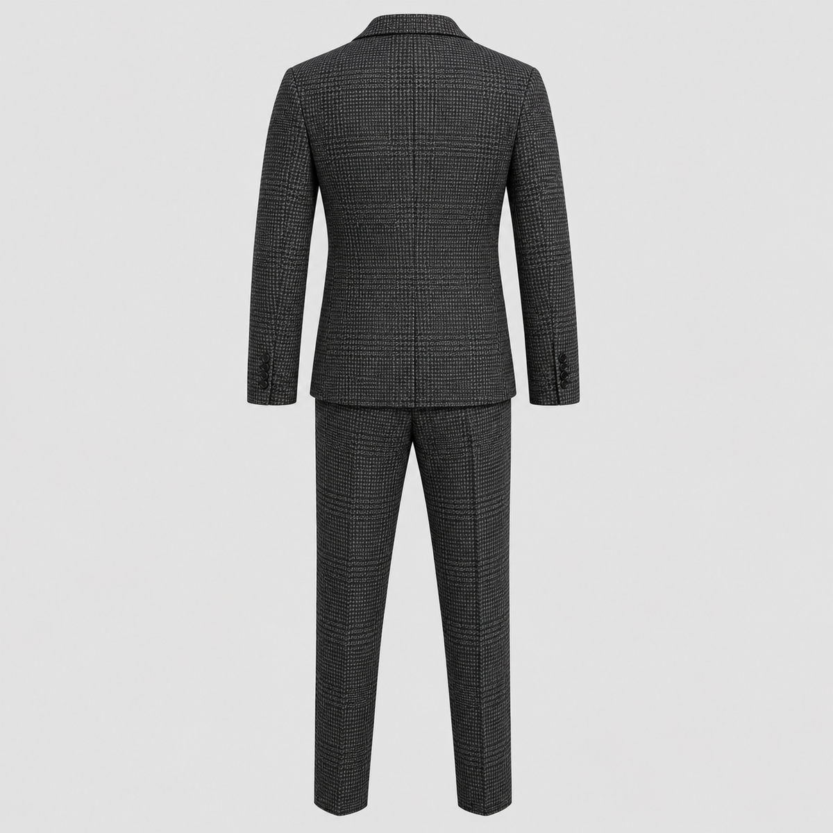 Herre Slim Fit Todelt Jakkesæt – Notch Revers Enkeltknap