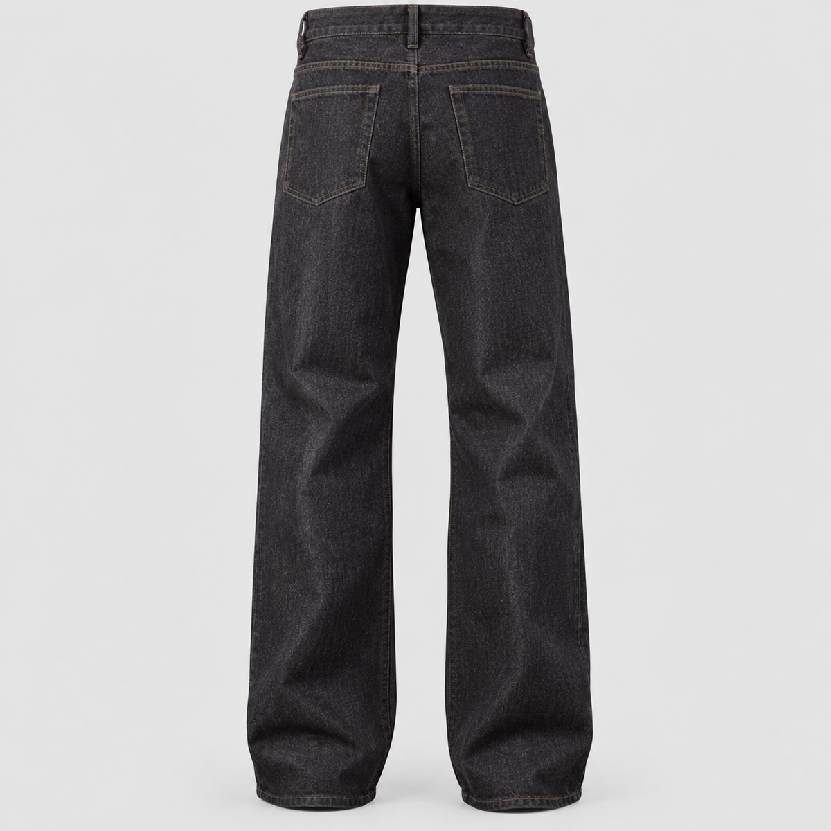 Straight Leg Jeans til Herrer - Mørk Indigo Denim, Fem Lommer