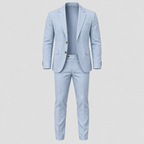 Herre Slim Fit Todelt Jakkesæt – Blazer og Bukser
