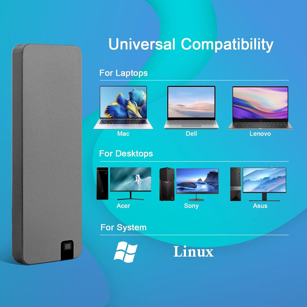 Ekstern SSD harddisk bærbar høj hastighed