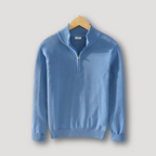 Half-zip trøje – komfortabel – til hverdagsbrug