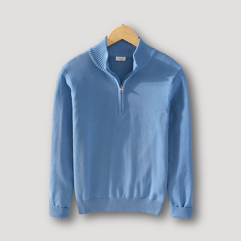 Half-zip trøje – komfortabel – til hverdagsbrug
