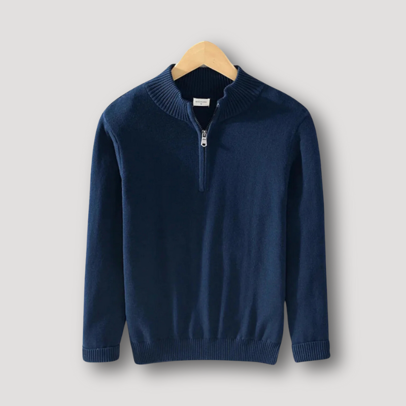 Half-zip trøje – komfortabel – til hverdagsbrug