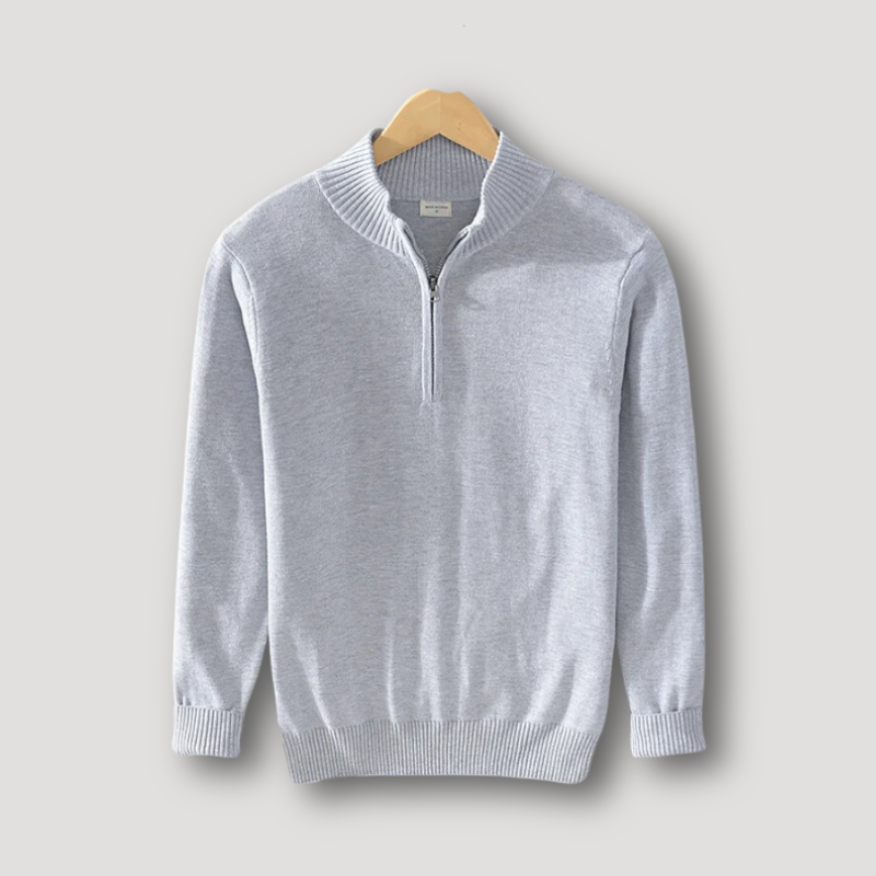 Half-zip trøje – komfortabel – til hverdagsbrug