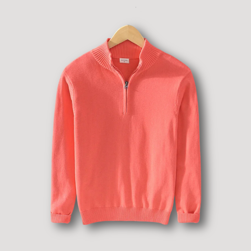 Half-zip trøje – komfortabel – til hverdagsbrug