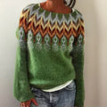 Sweater – med geometrisk mønster