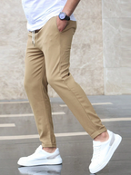 Stretch bukser herre elegant komfort