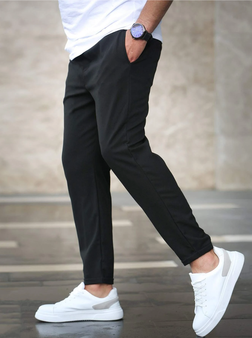 Stretch bukser herre elegant komfort