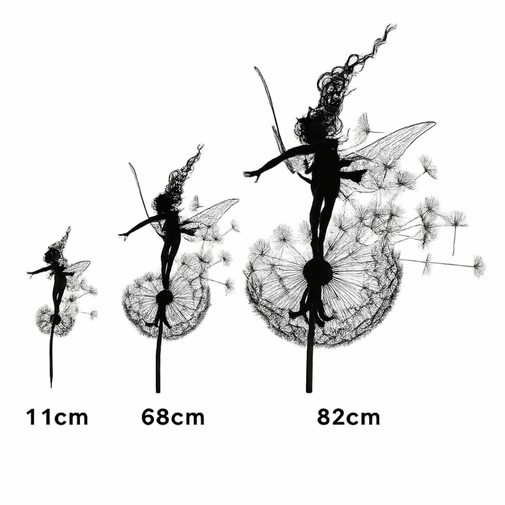 Fe figurer til have dekoration