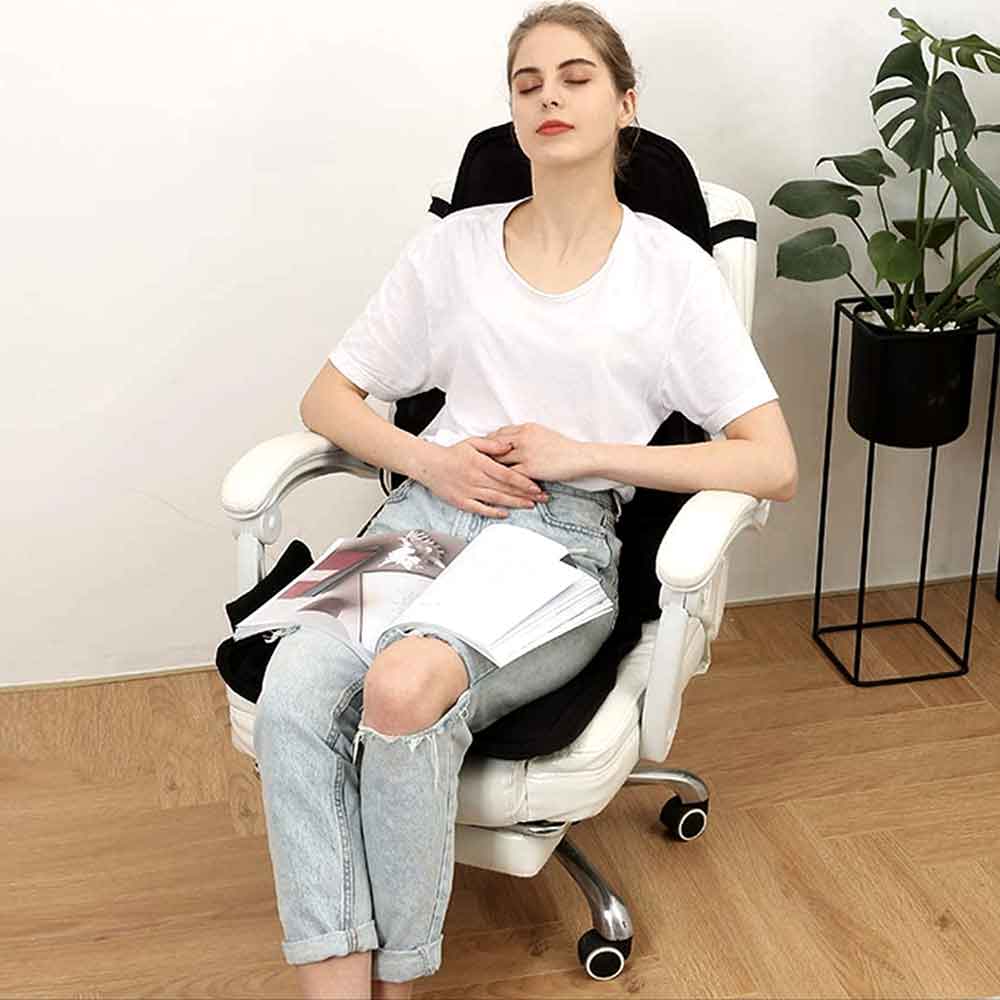 Massagestolspude til ryg og nakke varme