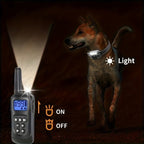 Vibrationshalsbånd til hund med USB opladning