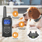 Vibrationshalsbånd til hund med USB opladning