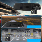 Dashcam med for og bag kamera