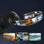 Dashcam med for og bag kamera
