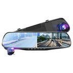 Dashcam med for og bag kamera