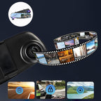 Dashcam med for og bag kamera