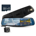 Dashcam med for og bag kamera
