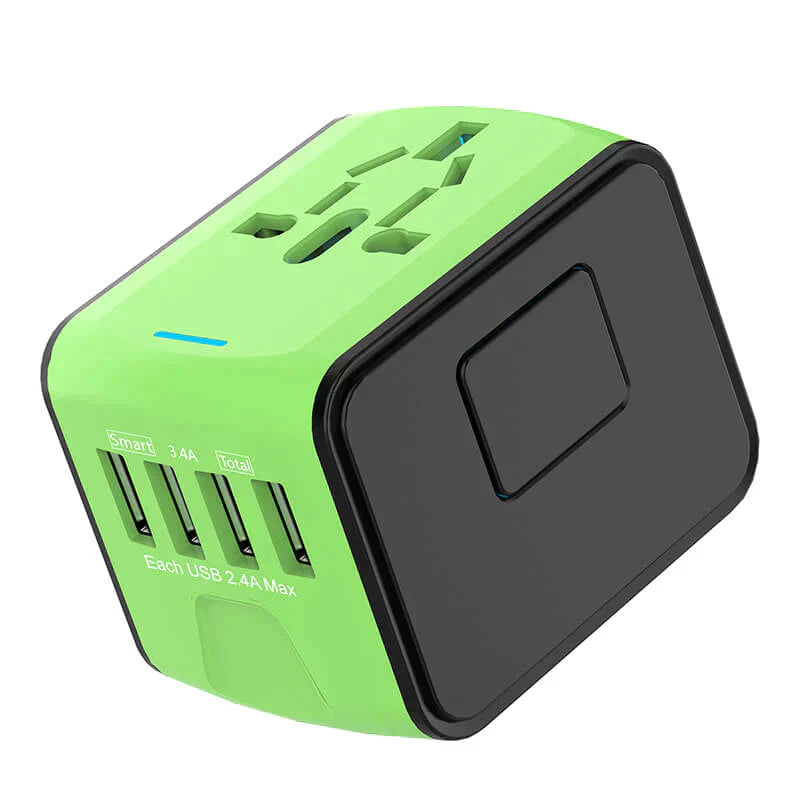 Universel rejseadapter med USB opladning