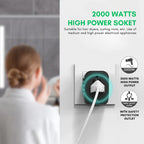 Universel rejseadapter med USB opladning