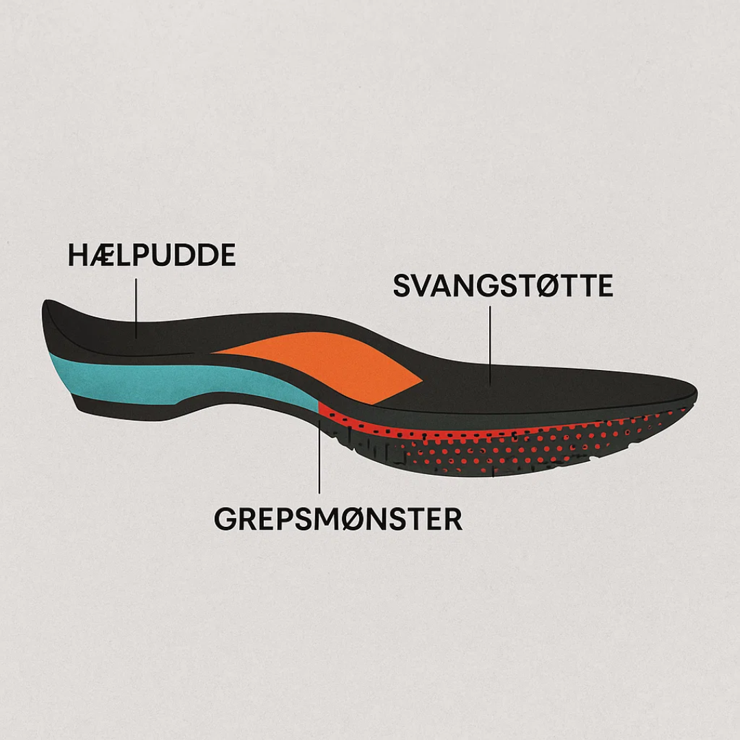 Cykelsko med ergonomisk sål