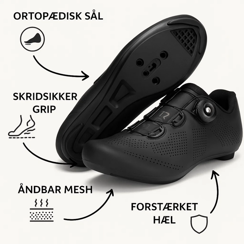 Cykelsko med ergonomisk sål