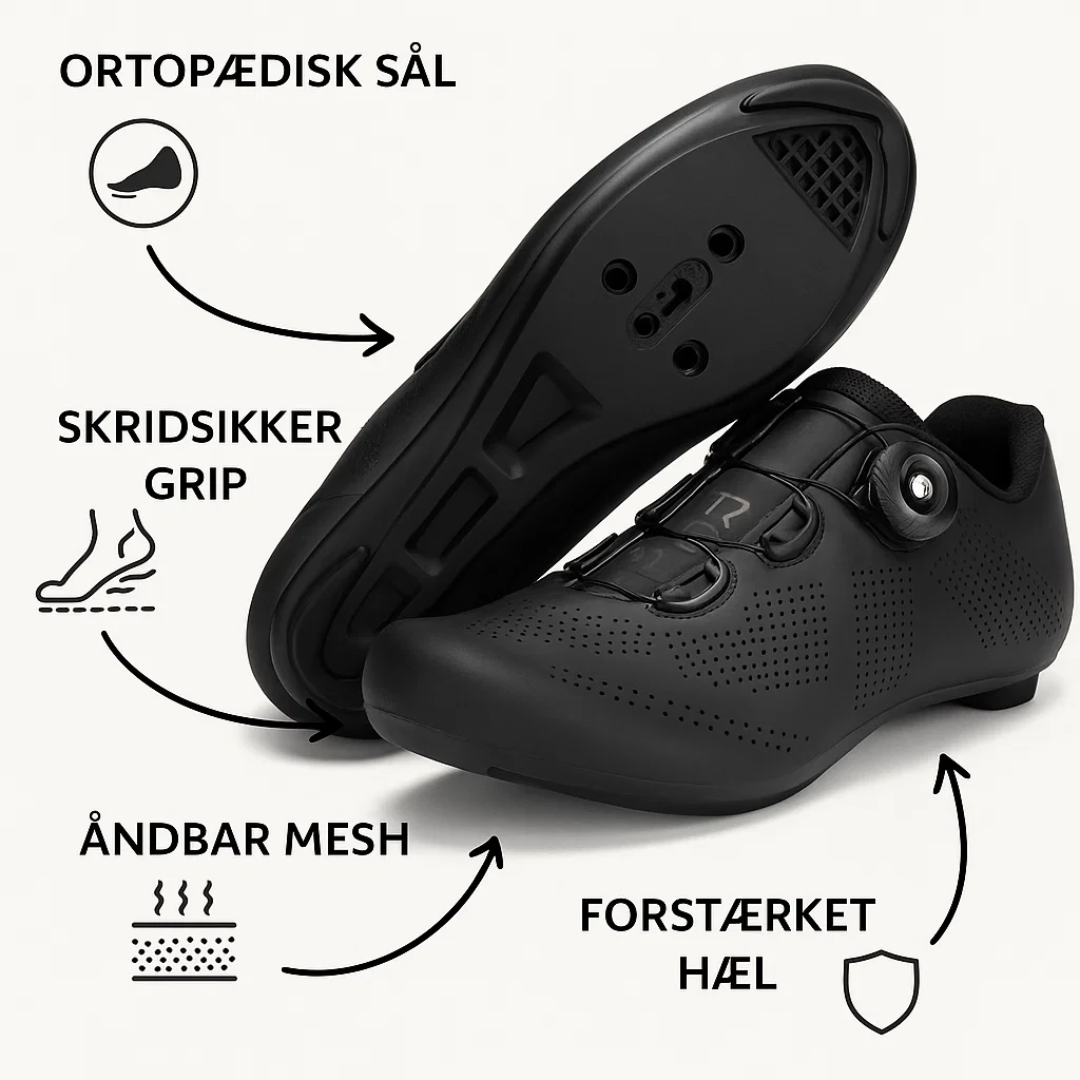 Cykelsko med ergonomisk sål